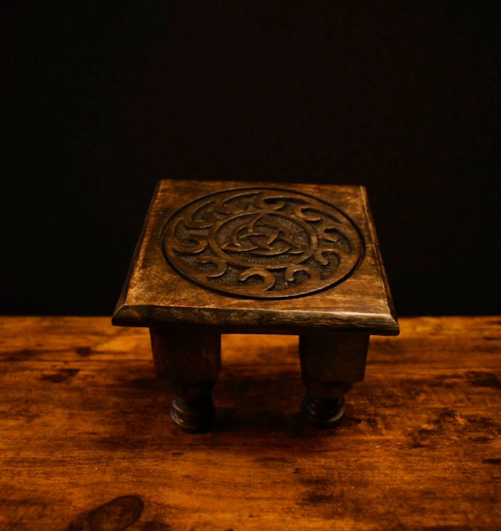 Small Altar Table: Triquetra Design