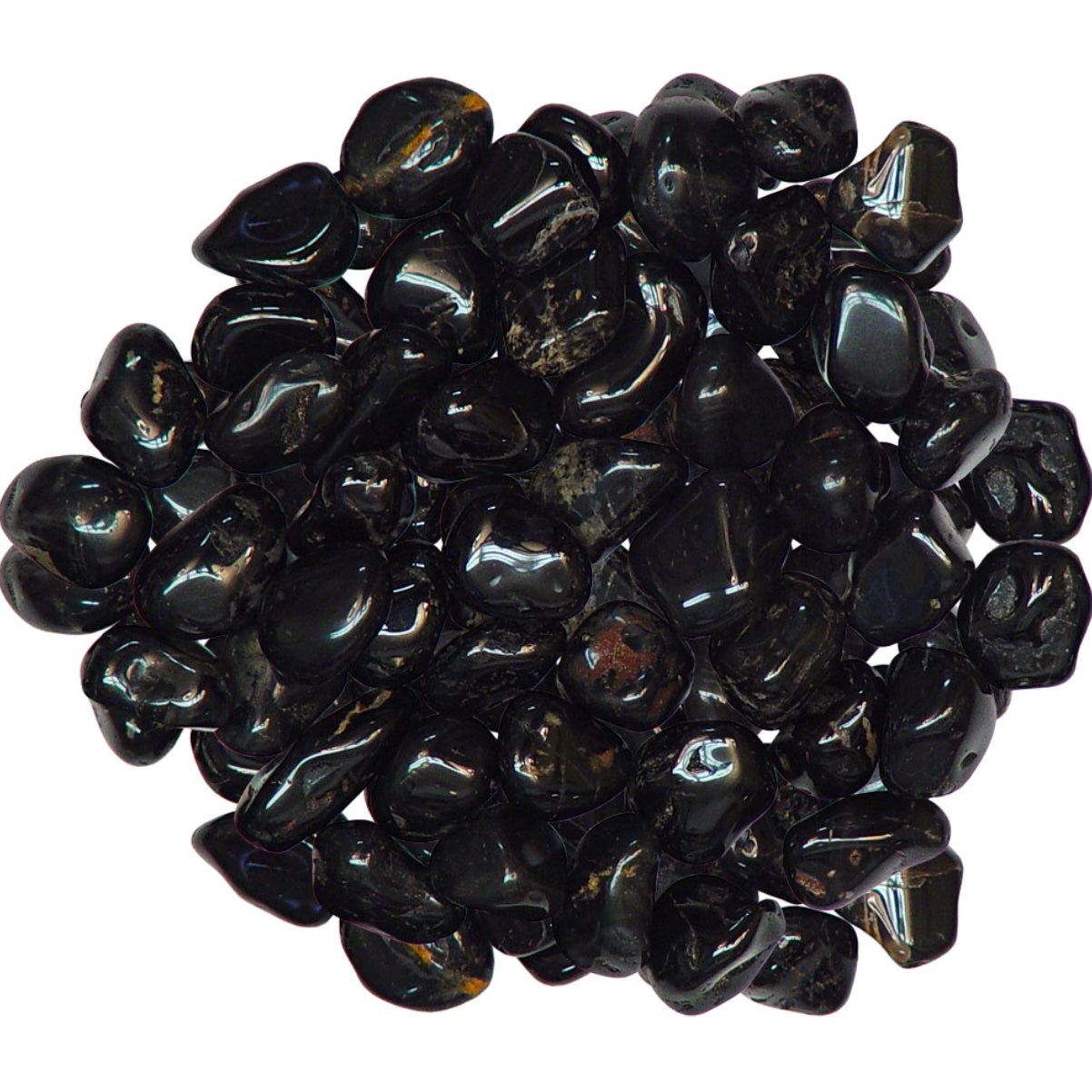 Black Onyx: Tumbled 1/2"-1"