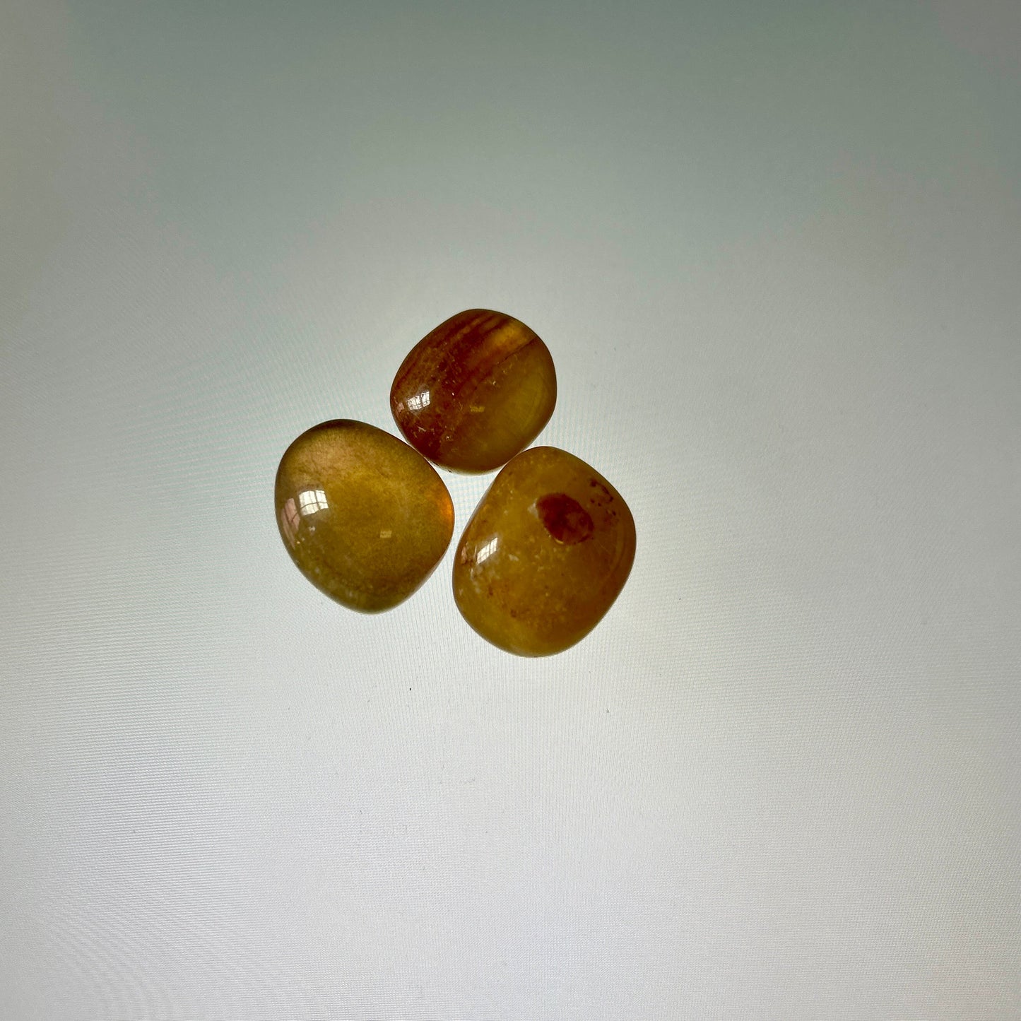 Yellow Fluorite: Tumbled 1/2"-1"
