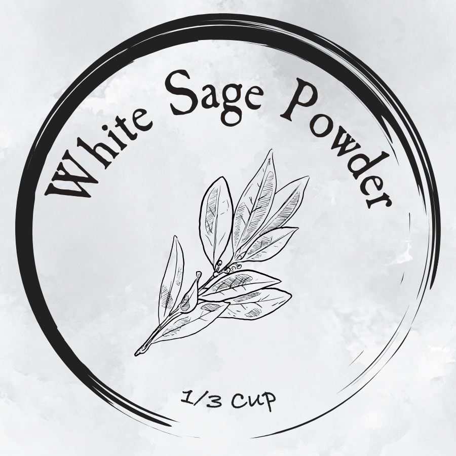 White Sage Powder 1/3 Cup