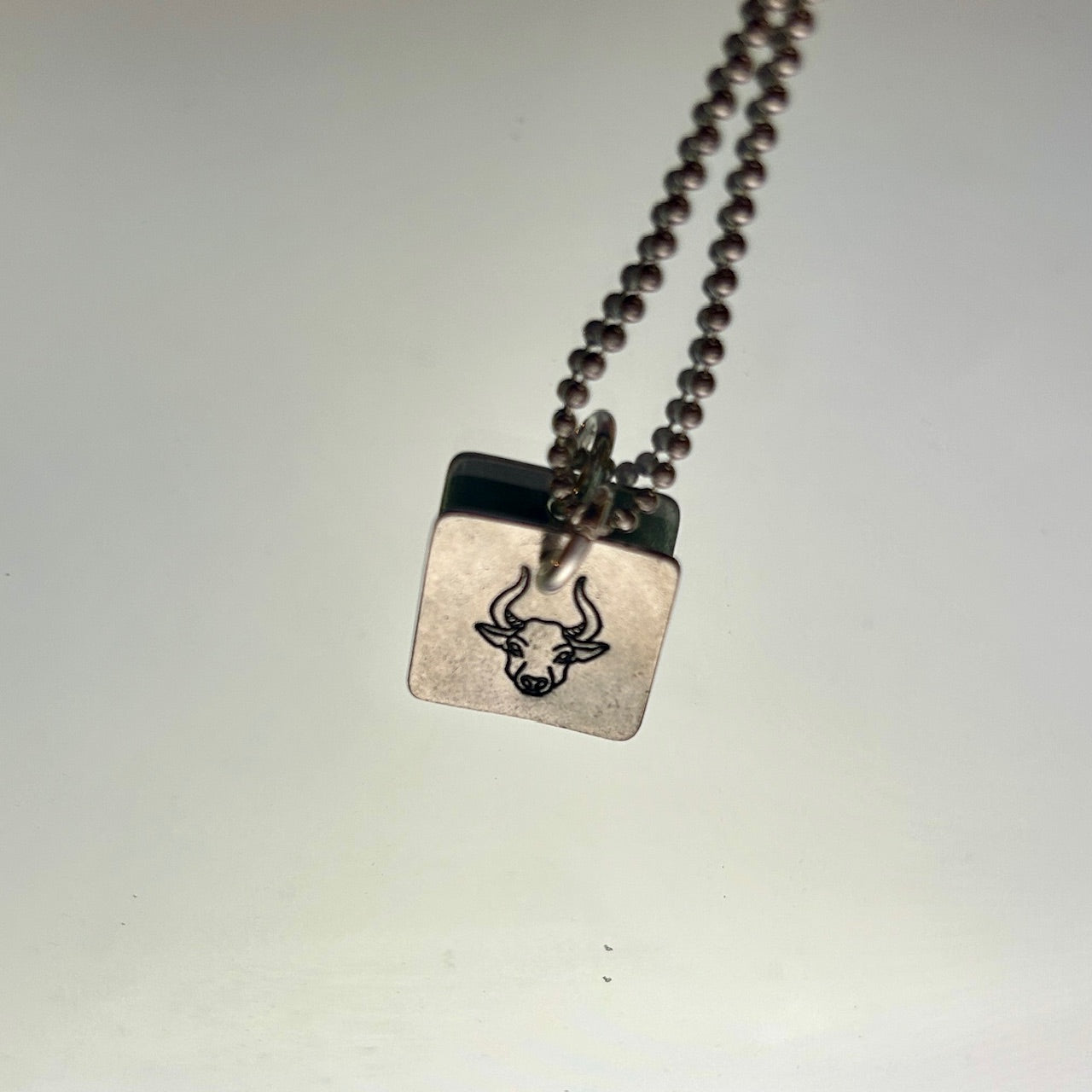 Zodiac Necklace: Pictorial Taurus