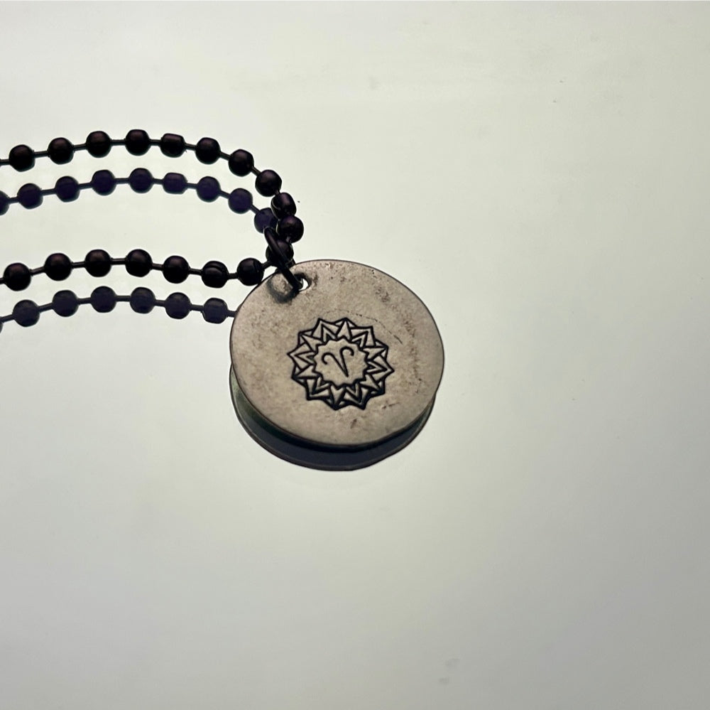 Zodiac Necklace: Large Symbol Aries