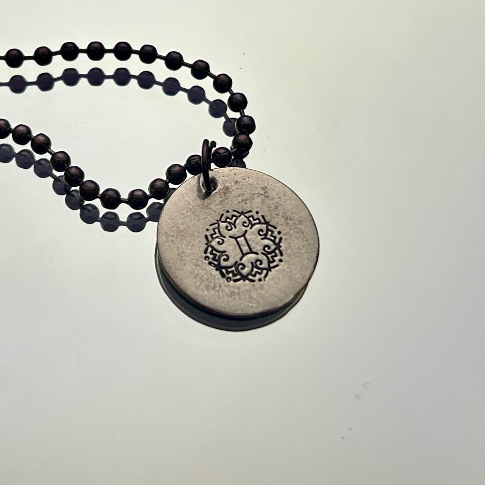 Zodiac Necklace: Large Symbol Gemini