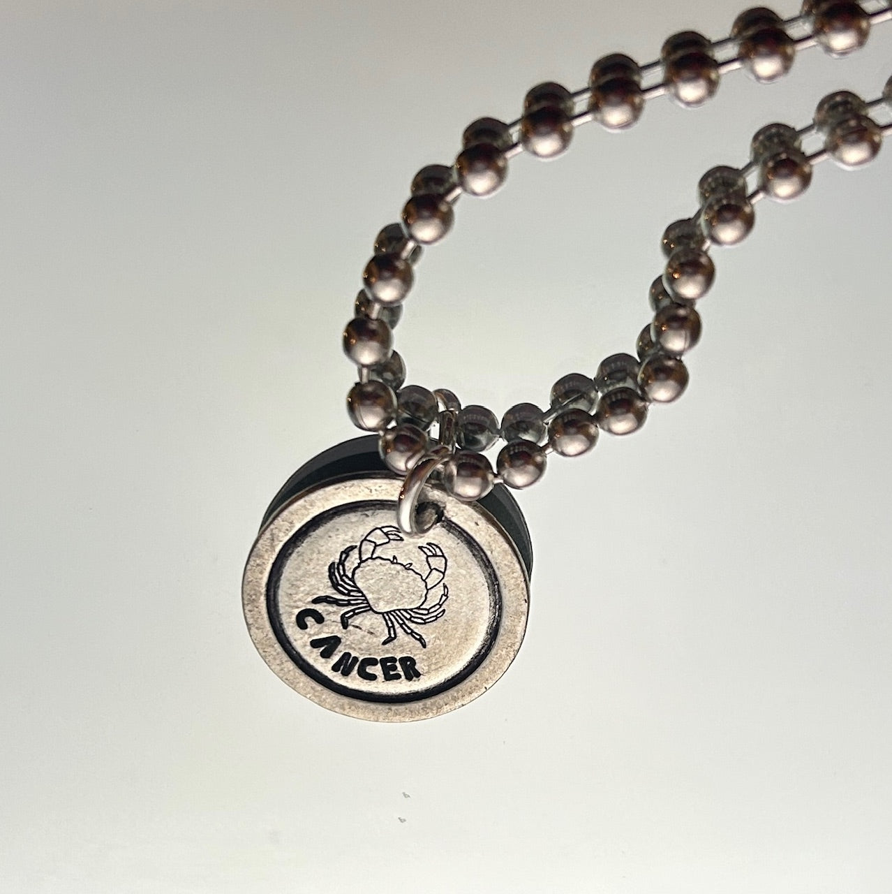 Zodiac Necklace: Chonky Pictoral Cancer