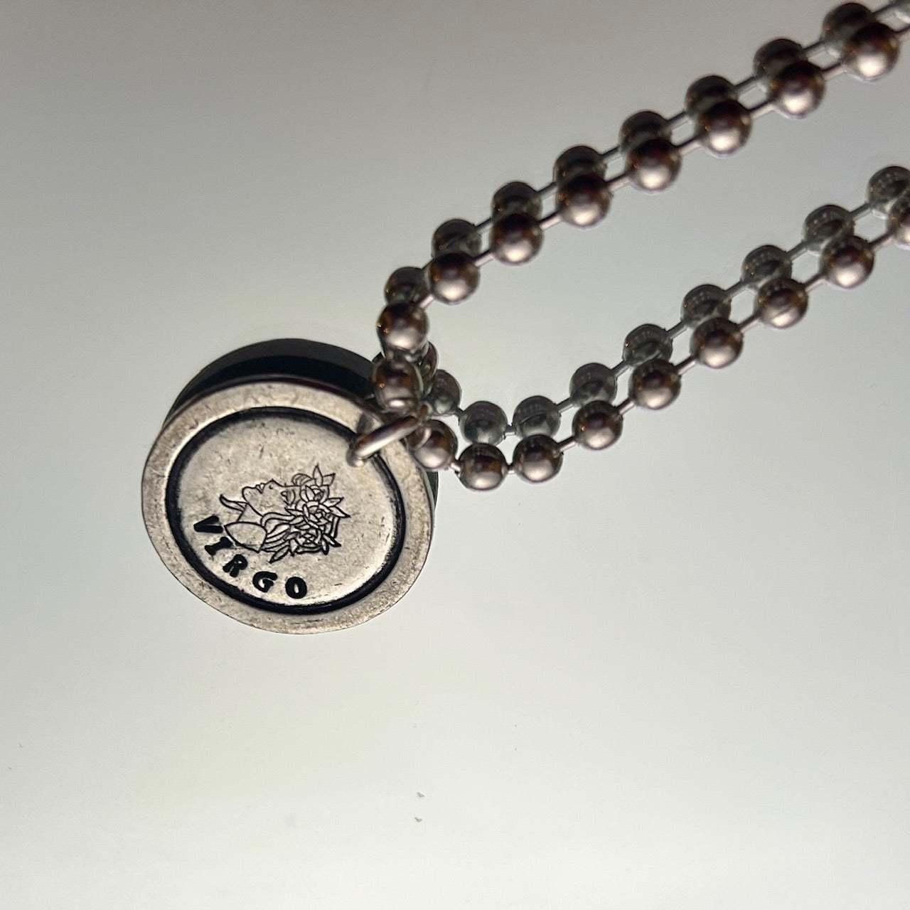 Zodiac Necklace: Chonky Pictoral Virgo