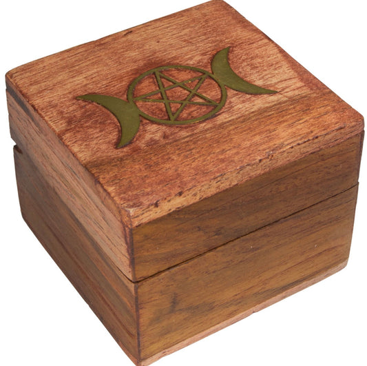 Small Box: Triple Moon with Pentagram