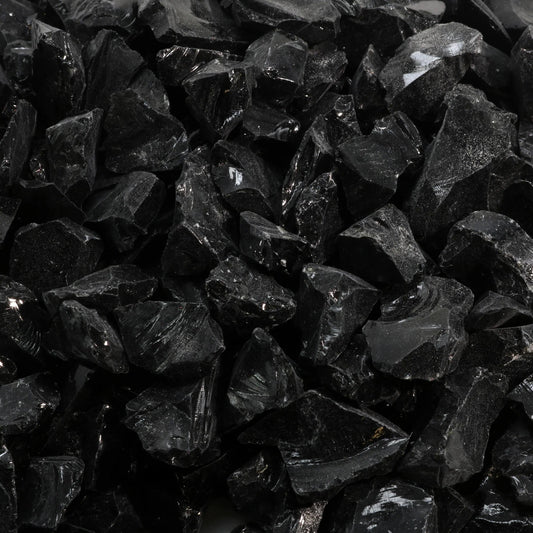 Black Obsidean: Rough 1/1/2"-2"