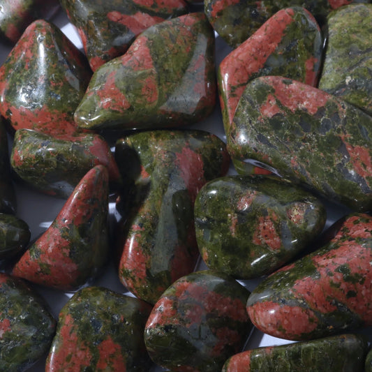 Unakite: Tumbled 1/2"-3/4"