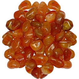 Carnelean: Tumbled
