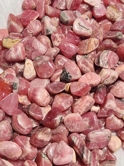 Rhodochrosite: Tumbled