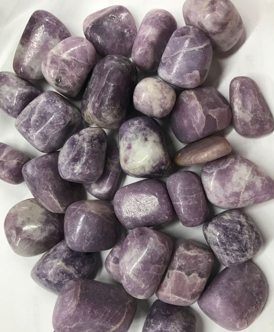 Lepedolite: Tumbled