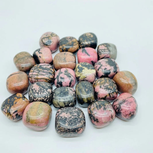 Rhodonite: Tumbled 3/4"