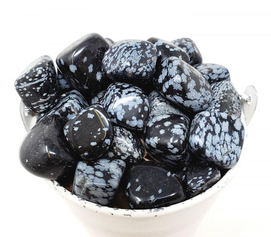 Snowflake Obsidian: Tumbled Approximately 1"