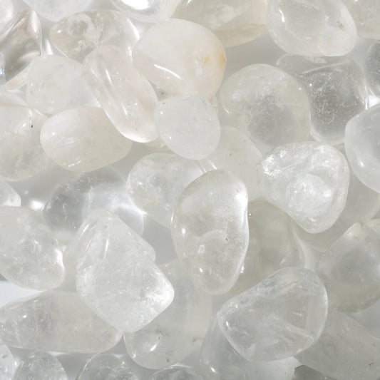 Clear Quartz: Tumbled 1"+