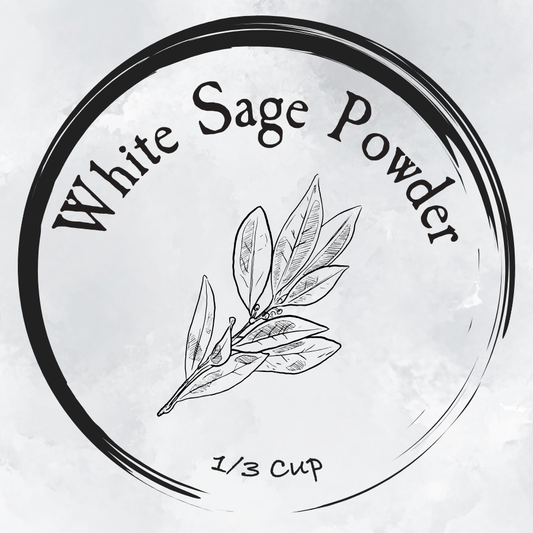 White Sage Powder 1/3 Cup