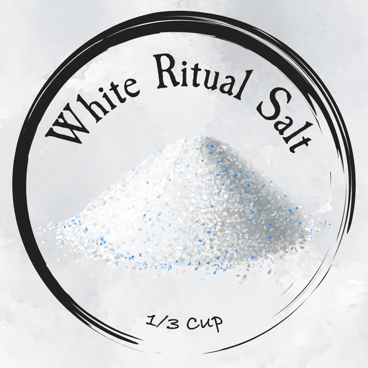 White Ritual Salt 1/3 Cup