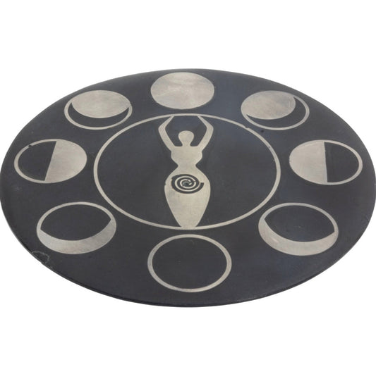 Soap Stone Goddess Incense Holder