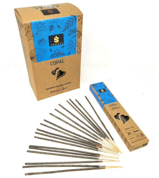 SONAVI - Nature's Collection: All Natural Copal Incense Sticks 25 grams