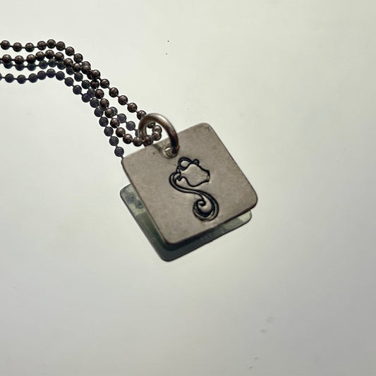 Zodiac Necklace: Pictorial Aquarius