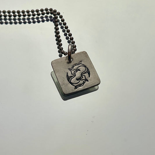 Zodiac Necklace: Pictorial Pisces