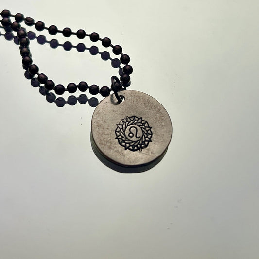 Zodiac Necklace: Large Symbol Leo