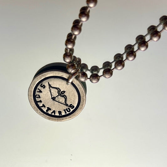 Zodiac Necklace: Chonky Pictoral  Sagittarius